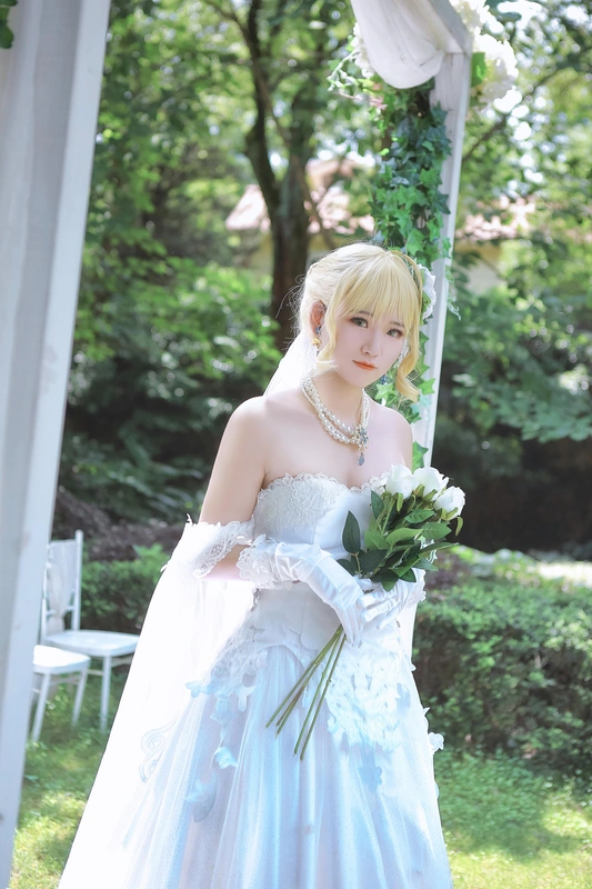 FATE GRAND ORDER COS御姐 SABER花嫁 - 夏柠柠
